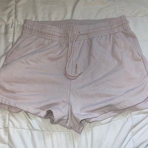 H&M pink sweat shorts